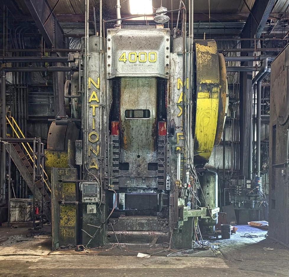 4000 Ton, National #Maxipress, forging press