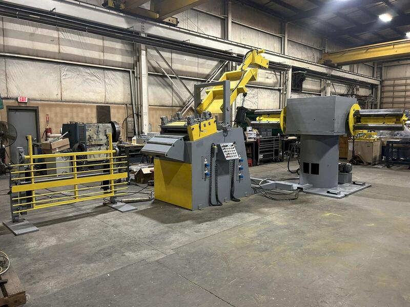 15000 lb. Coe Press Equipment #CPR-DE-PO-15030, servo coil feed line, 30" x .090" stock, reconditioned