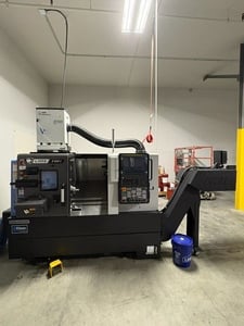 Daewoo Doosan #Lynx-2100, CNC lathe, 17" swing, 6-7/8" chuck, 2.6" bar, 13.78" diameter, 22" centers, 20 HP