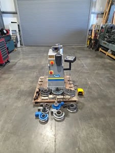 3" INECO #QB-76-VDE, hydraulic rotary tube bender, .125" wall, 180° bend, microprocessor control, (10) pipe