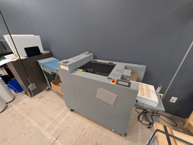 Duplo #UD-300, Rotary Die Cutter, 14.3" x20.3" sheet max, 7.88" stack height, 3000 SPH, 10473 sheets, AS IS