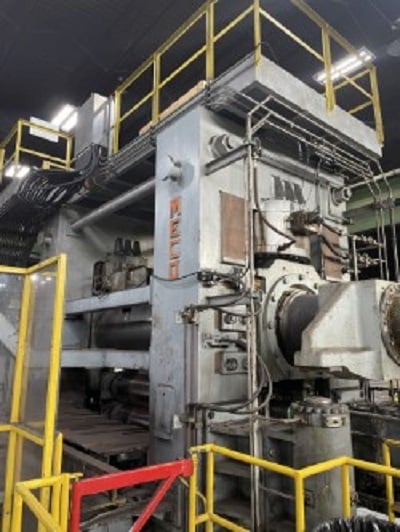 Image for 96" x 0.5" Meco / Bradbury, Temper Mill & Cut-to-Length Line, 90,000 Lb., LR, 150/250 FPM, 1998