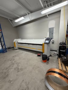 122" RAS #Turbobend-61.31, CNC folding machine, 0.7" open, 16 gauge, 39.4" Back Gauge, System 6000 CNC