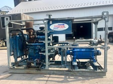207 HP John Deere #6081HF070, Diesel Engine Power Unit, high pressure water pump, 8.1 liter fuel tank, 14"
