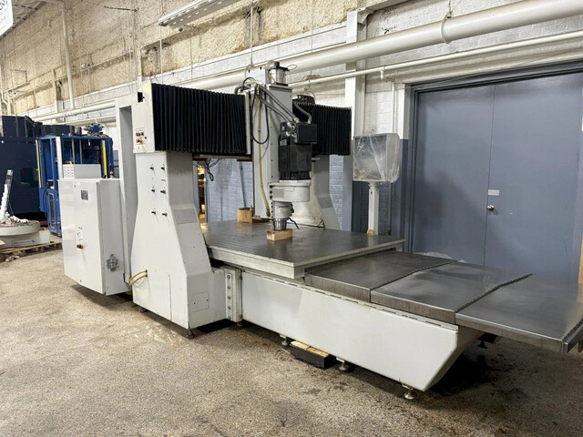 Milltronics #BR60, CNC Vertical Machining Center, 100" X, 60" Y, 28" Z, 96" x 60" table, 24 HP, 8000 RPM, 24