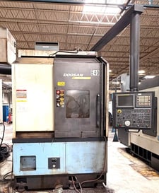 24" Daewoo Doosan #Puma-V550, CNC Vertical Turning Center, 15.3" X, 30.7" Z, 31.5" swing, 28.74" turning