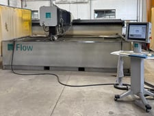 Flow #IFB-6012, Waterjet Cutter, 6' x 12' table, 87,000 psi. max. pressure, 50 HP HyperJet intensifier pump