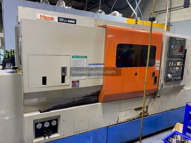 Mazak #SQT-28MS, Super Quick Turn CNC Turning Center, Mazatrol T32-3 control, 1993