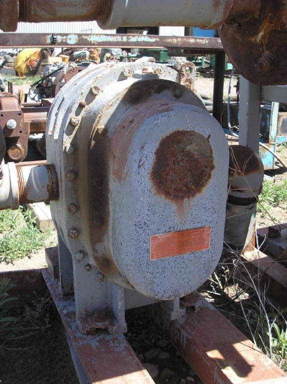 100 cfm, 15 psi, Sutorbilt #6HV-B, Rotary Positive Blower, 1755 RPM, on skid