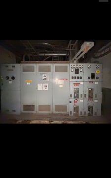 1500/2000 KVA 13200 Primary, 480Y/277 Secondary, GE, transformer w/ switches and air breakers