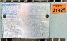 45 KVA 600Y Primary, 416Y Secondary, Quatran Electric Inc., 3-Phase Dry Type Isolation Autotransformer, 60 Hz