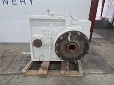 736 HP @ 1750 RPM Lufkin #D315-911C, extruder gearbox, 148 RPM out, 11.83:1 ratio, 1.25 service factor, 30