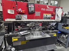 55 Ton, Amada #RG5020-LD, CNC press brake, 6.8'OA, 60" between housing, 3.94" stroke, 4-Axis, 1999