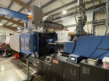 427 Ton, 86.8 oz., Haitian #MAII-3800/2250, injection molding machine, 75mm screw, 28.74" x 28.74" tie bar