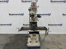 Birmingham #BPS-1642, vertical milling machine, 9" x42" table, 16" knee travel, R8 spindle, 90-5600 RPM, 3
