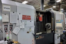 Mori Seiki #NT4250-DCG/1500SZ, CNC turning center, 9-Axis, 28.7" swing, 61.4" centers, 3.1" bar, sub spindle