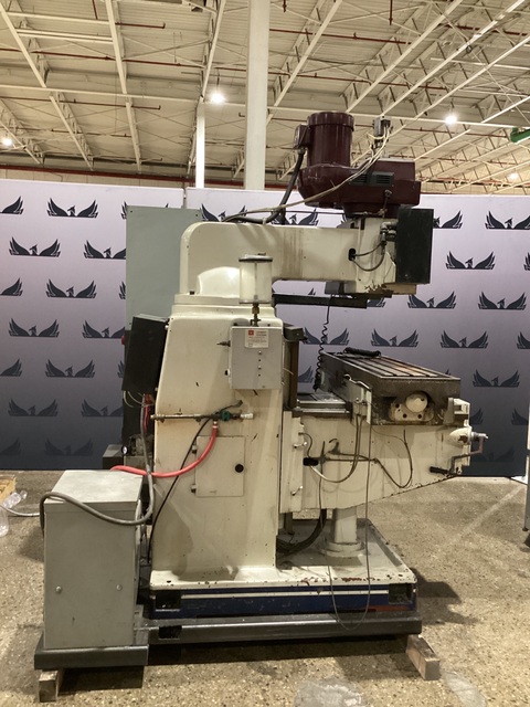 Vectrax, vertical knee mill, 13" x 46" table, 38" X, 19" Y, 5 HP, 5000 RPM, variable speed head