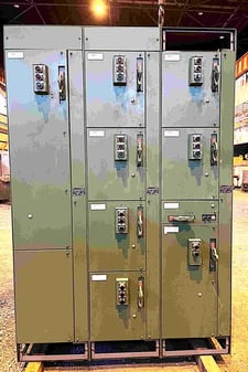 Allen-Bradley, low voltage motor control, (1) size 4 combo, (1) size 4 reversing combo, (2) reversing combo