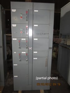 Allen-Bradley Centerline, low voltage motor control, (2) size 2, (5) size 1