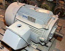 100 HP 3570 RPM Siemens, Frame 405TS, 460 Volts, TEFC, AC Induction Motor