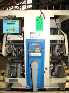 2000 Amps, General Electric #AK2A-50-1, DC circuit breaker, 250 Volts, zero hertz trip, Rebuilt (2 available)