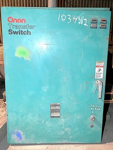225 Amp. Onan #OTCU225G34G, Transfer Switch, 277/480 Volts, 3 phase, 4 wire