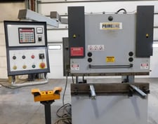 40 Ton, Primeline/Baykal #1254, CNC Hydraulic Press Brake, 4' overall, 2-Axis Elgo CNC Control, 24"
