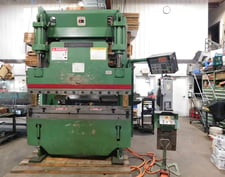 60 Ton, Cincinnati #60CBIIX4, CNC Hydraulic Press Brake, 6' overall, 54" between housing, 11" Stroke, 7.5 HP