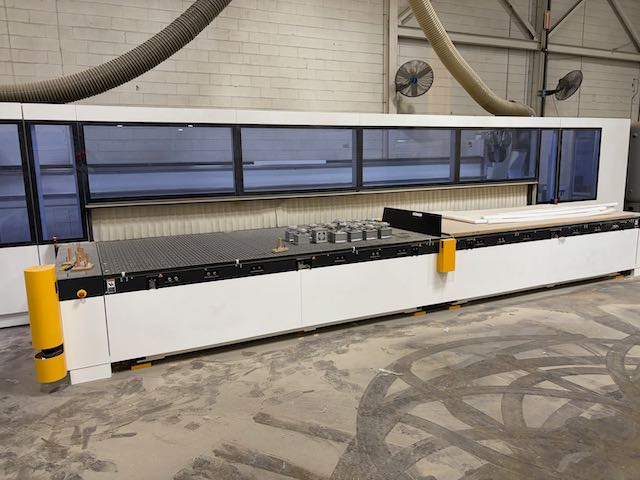 Homag #Centateq-T-300, CNC Router, Twin 5' x 10' Vacuum Tables, Dual Independent Spindles, 2022