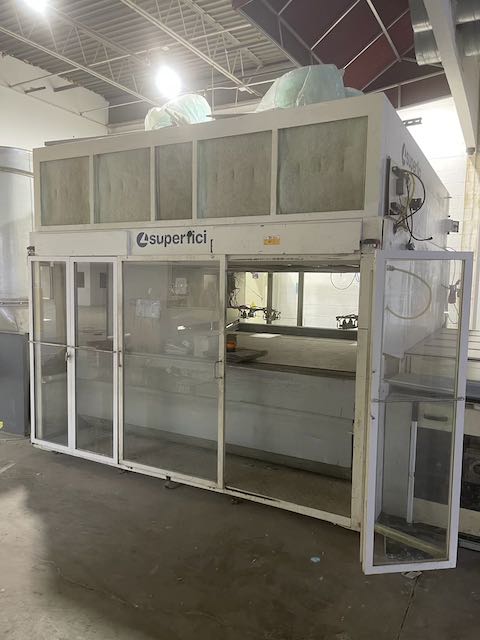 Superfici #Magnum, 2-Head Spray Machine, 53-1/8" Working Range, 118-1/8" Booth, 2010