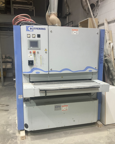 43" Butfering #SWT-124-TB, Belt Sander, 2-Head, Drum & Combination Heads, 2011