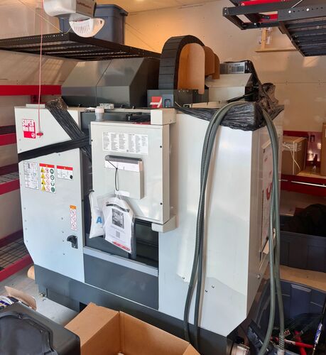 Haas #Super-Mini-Mill, 5-axis vertical machining center, w/ HA5C-T indexer, 16" X, 14" Y, 15" Z, 15000 RPM