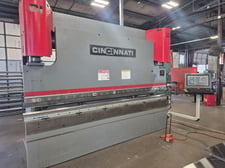 175 Ton, Cincinnati #175BX10, hydraulic press brake, 12' overall, 10" stroke, 16" throat, 17" open, 5-Axis