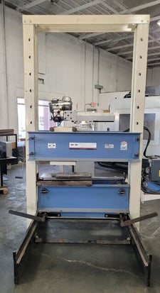 100 Ton, OTC #1865, heavy duty H-frame roll-beds press