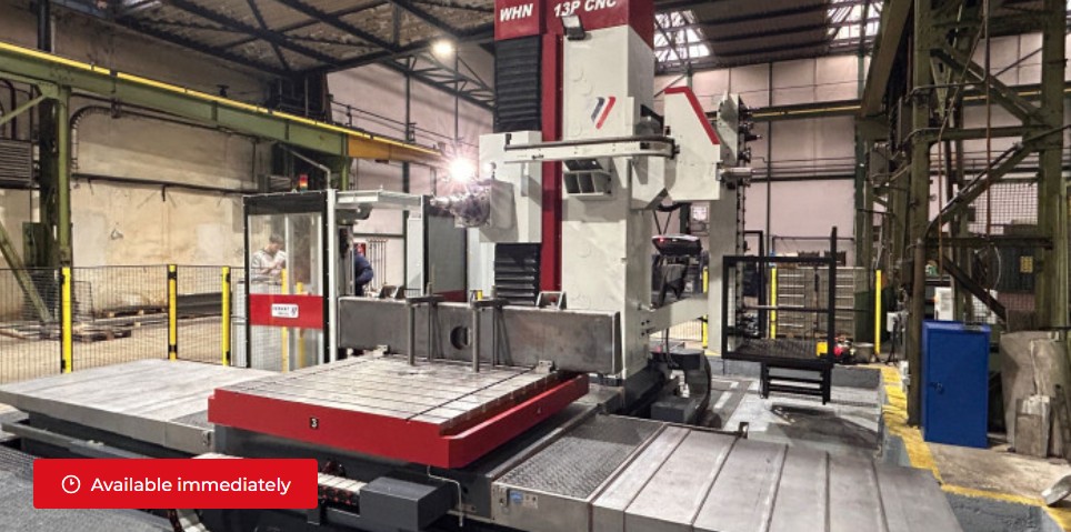 5.1" Fermat #WHN-13P, CNC Horizontal Boring Mill, 137.7" X, 78.75" Y, 49.2" Z, 63" x 70.85" table, 55 HP