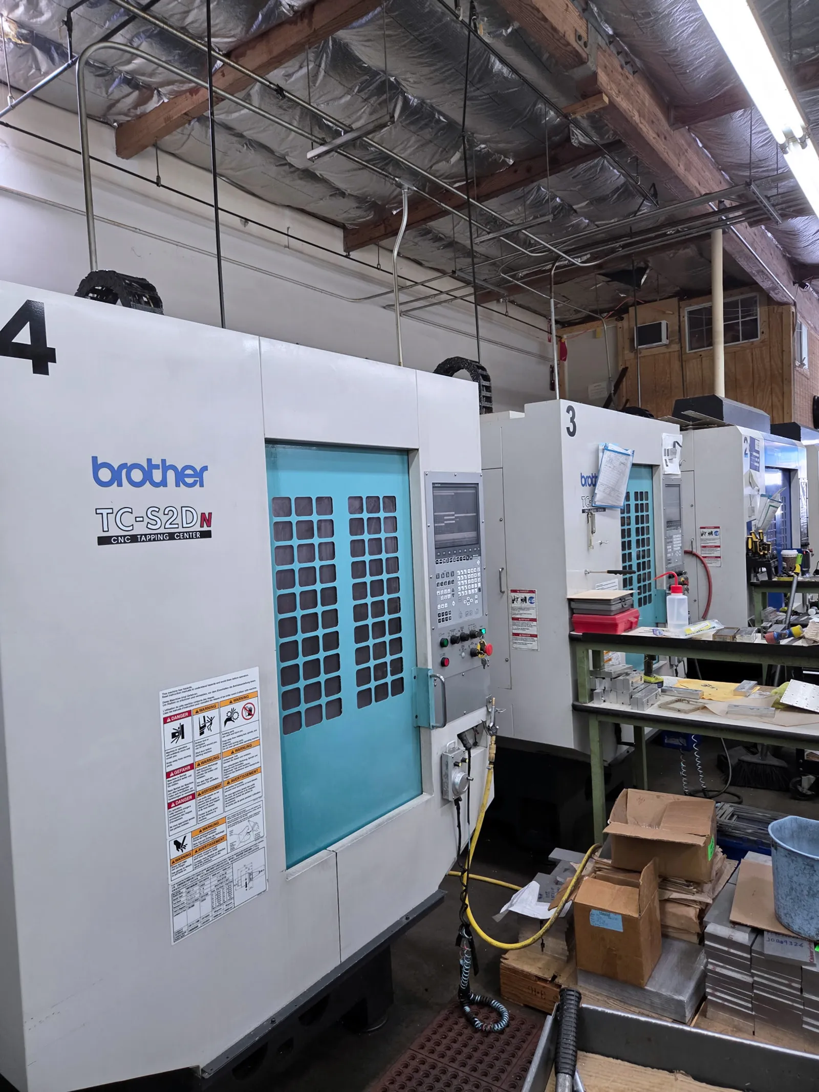 Brother #TC-S2DN, CNC drill & tap center, 14 ATC, 19.7" X, 15.7" Y, 11.8" Z, BT30, 23.5" x15.75" tbl., 2014