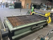 Piranha #C510, CNC plasma cutting table, 5' x 10' table, 6" Z, 230 V., 3 Ph., 2020