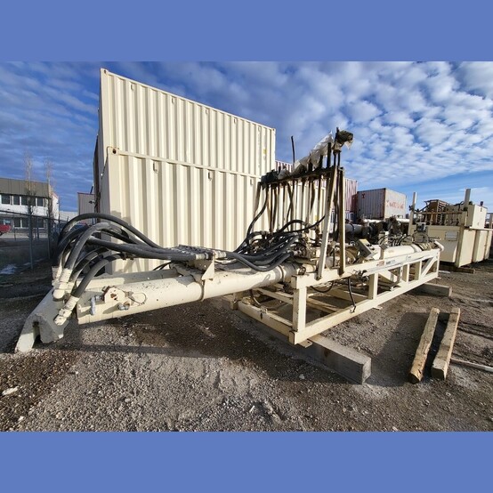 616 GPM, 1,465 PSI, Schwing Bioset #KSP-220, Piston Sludge Pump, L-ROCK valve, 6" pressure outlet, 400 HP