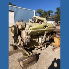925 HP Cummins #KT38-C, Diesel Engine, 2100 RPM, 12-Cyl V-type, 38 liter, 6-1/4" bore x 6-1/4" stroke, 4,867