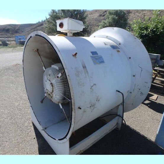 75,000 cfm Alphair #54-26-1780, Ventilation Fan, 54" diameter, 7.7 IWG, 125 HP, 1780 RPM, adjustable pitch