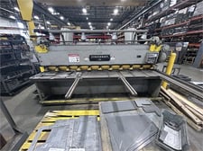 1/4" x 10' Cincinnati #18, power squaring shear, 3/16" stainless, 18" throat, 2.5" stroke, 60 SPM, 10 HP