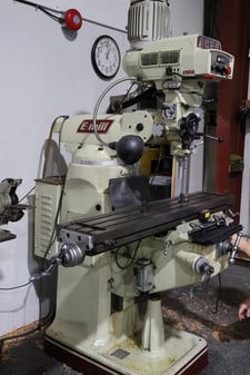 Acer #EVS-3VS, vertical mill, 49" x9" tbl., 3 HP, 35" X, 12" Y, 16" Z, 60-4500 RPM, R-8, variable speed