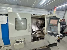 Hurco #TM10, CNC Lathe, 23.5" swing, 19.3" machining length, 14" turning diameter, 10" chuck, 2.9" bar, 25