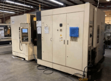 Akira-Seiki #Averex-HS-450i, 4-Axis Horizontal Machining Center, 25.2" X, 24" Y, 26.8" Z, 15.7" pallets, 30