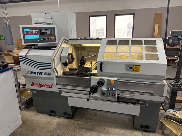 Bridgeport #EZ-Path-SD, CNC Lathe, 17" Max Dia, 7.5 HP, 4000 RPM, 220 V., 2000