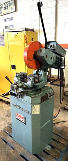14" Scotchman #CP0-350LT, Cold Saw, Miter, 4-7/8" Tube, 2" Solids, 3 HP
