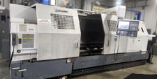 Okuma #LB-35II, CNC turning center, 28.4" swing, 12" chuck, 6" bar, 18" dia., 118" lgth, 40 HP, OSP-P200L
