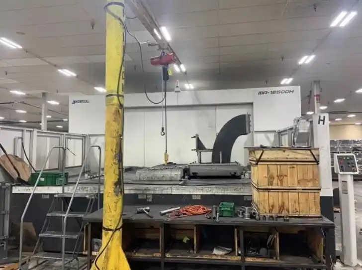 Okuma #MA-12500H, CNC horizontal machining center, OSP-P300M, 86" X, 63" Y, 64" Z, (2) 49" x 49" pallets