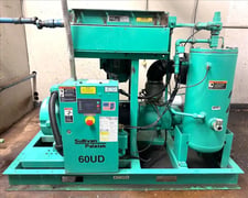 125 psig, Sullivan Palatek #60UDMBW, rotary screw air compressor, 60 HP, 2015