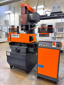 Charmilles #Form-20, sinker Electrical Discharge Machine, 21.8" x 15.8" table, 13.8" X, 9.9" Y, 9.9" Z, 440